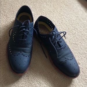Cole Haan navy shoe